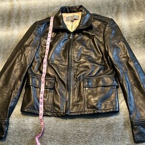 Ann Taylor Black Leather Jacket